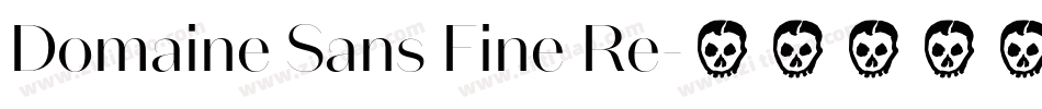 Domaine Sans Fine Re字体转换
